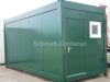 Aufenthaltscontainer 6055 x 2435mm, Rauminnenhöhe 2500mm; mit WC-Raum