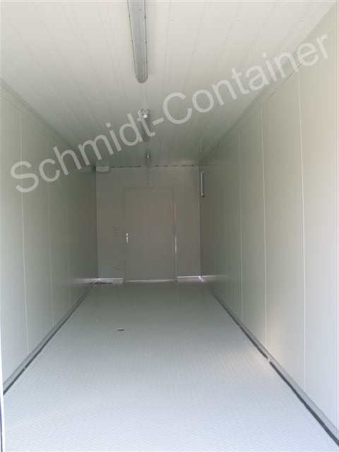 Technikcontainer für Biogasanlage (Innenansicht)