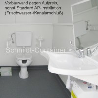 Behinderten WC-Raum / Containermodul