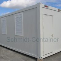 Bürocontainer 6055 x 2435mm, Rauminnenhöhe 2500mm