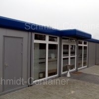 Bürocontaineranlage/Aufenthaltsanlage als Sozialstation