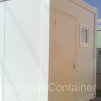 Container mit Sanitärraum Dusche / WC