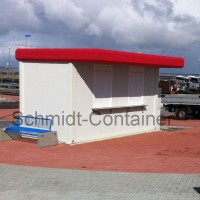 Pförtnercontainer 16 Fuß (4,880 x 2,435m) für 2 Arbeitsplätze