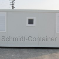 Schwarz-Weiß-Container 20 Fuß