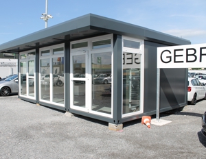 Verkaufscontaineranlage (Autoverkauf)